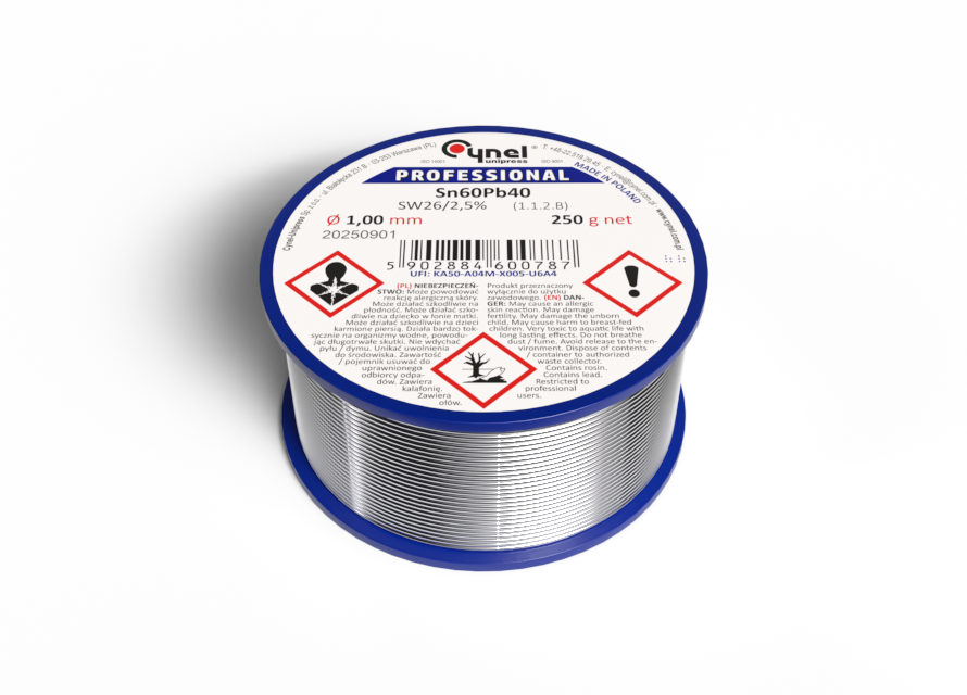 Sn60Pb40 SW26 - 2,5mm - 100g