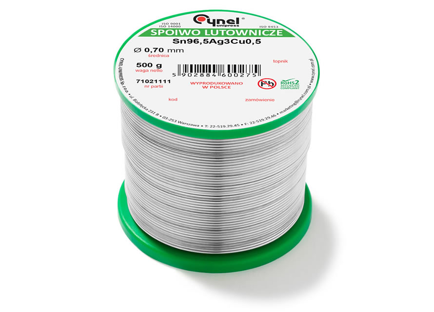 Sn96,5Ag3Cu0,5 (SAC305) EVO11 - 0,7mm - 500g